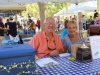 Ron och Linda Earnest sålde slut på biljetterna til köttbulletävlingen, 300 biljetter på en kvart.